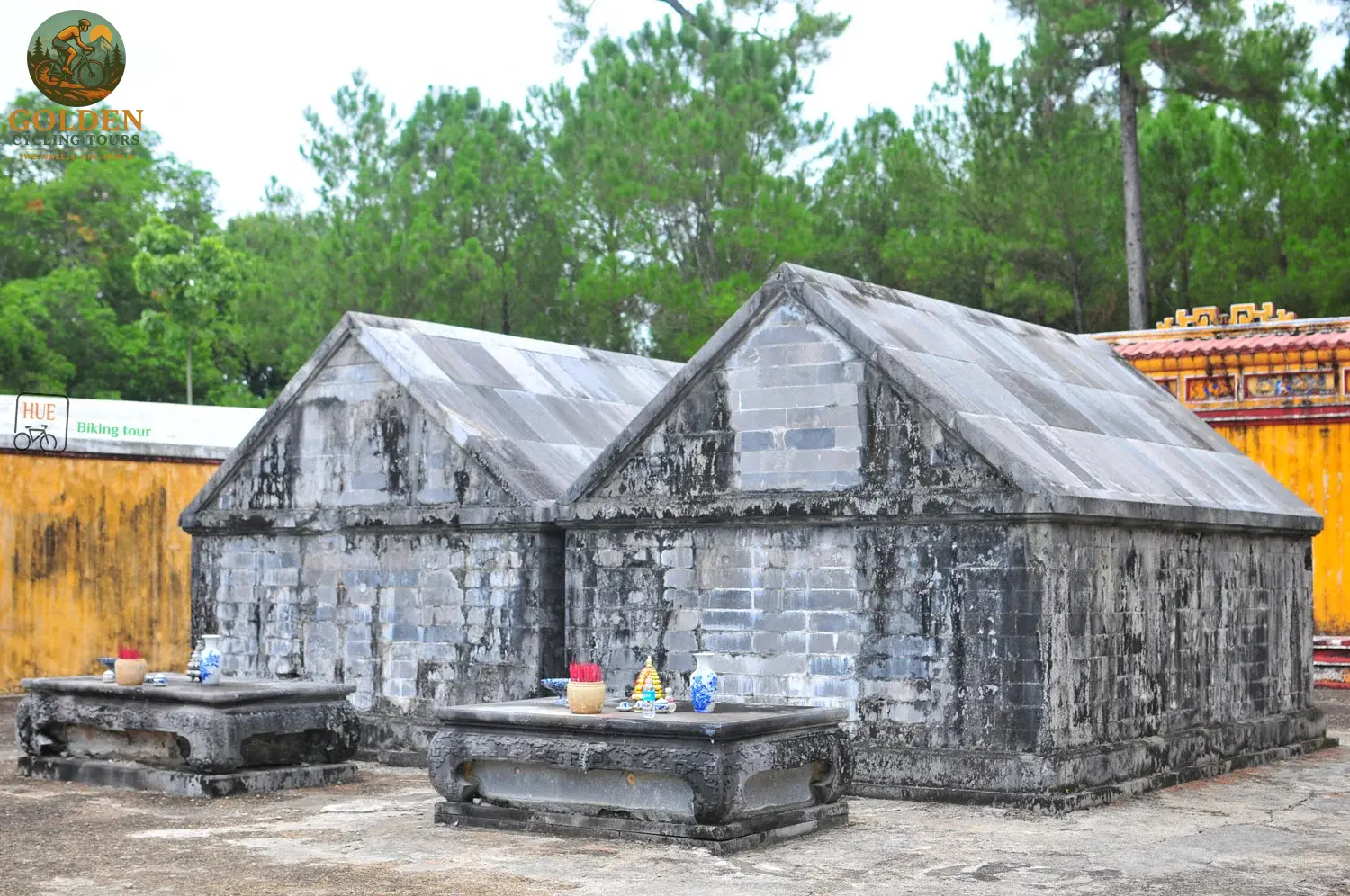Hue 50km Cycling Challenge: Gia Long & Khai Dinh Tombs Full-Day Tour